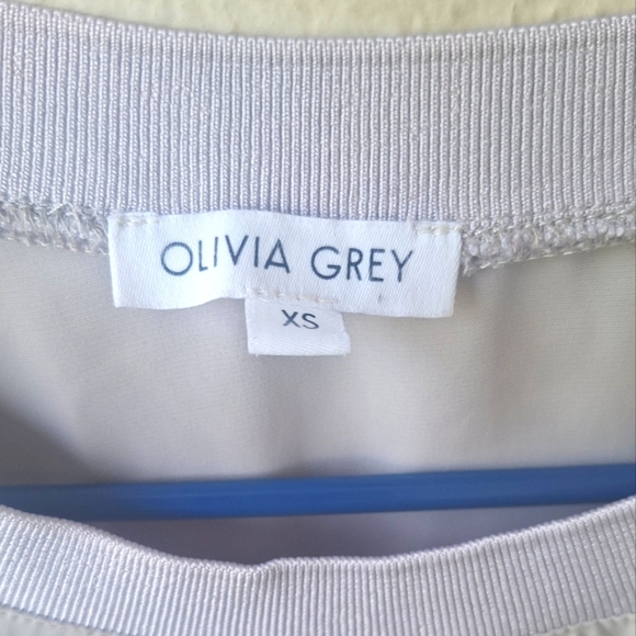 Olivia Grey Light Gray Sleeveless Women's Top Size XS - Picture 4 of 6